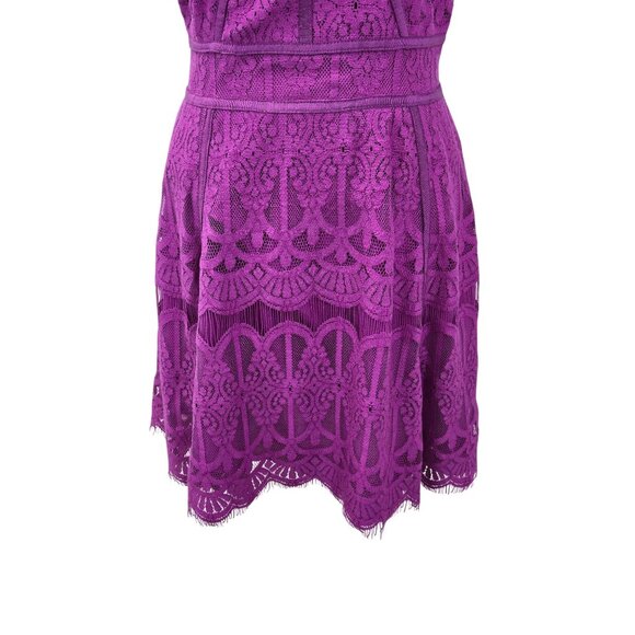 NWT Adelyn Rae Lace Overlay Fit & Flare Sleeveless Dress Size Small - Picture 6 of 7